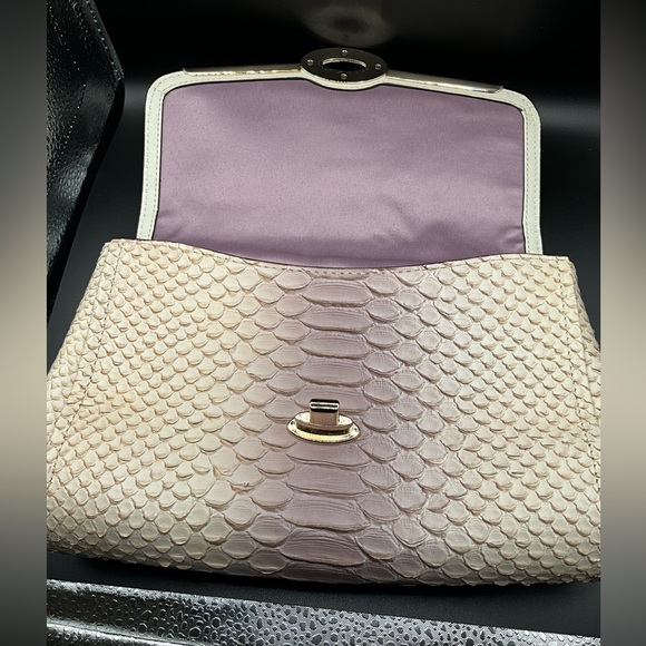 Coach Madison Limited Edition Python Embossed Shoulder Bag. - Picture 13 of 16